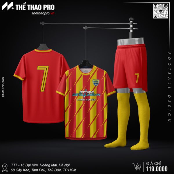 Áo Bóng Đá Thiết Kế Màu Đỏ