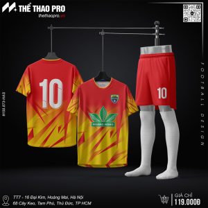 Áo Bóng Đá Thiết Kế Màu Đỏ